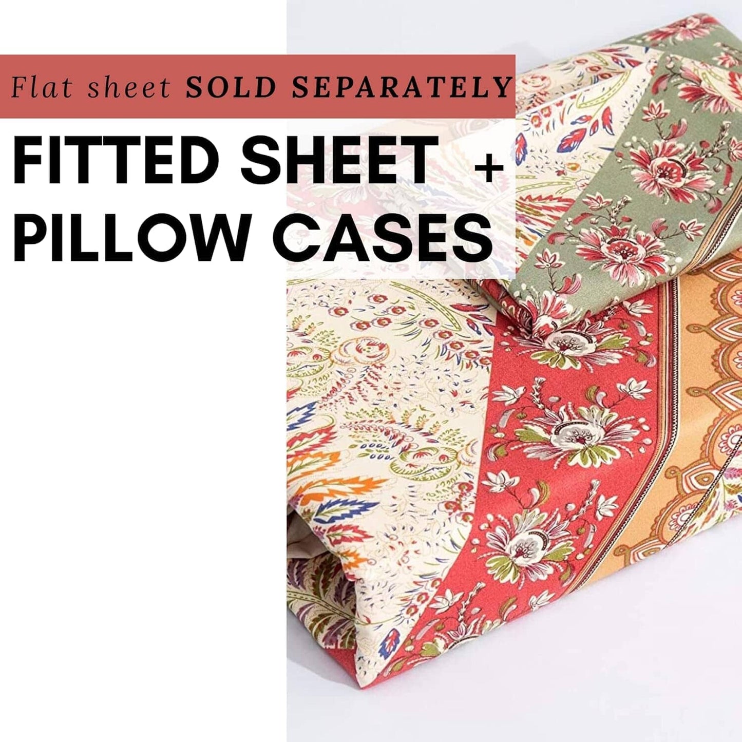 Cranberry Sage Fitted Bed Sheet w/ Pillow Cases - Bumpkin Ranchwear