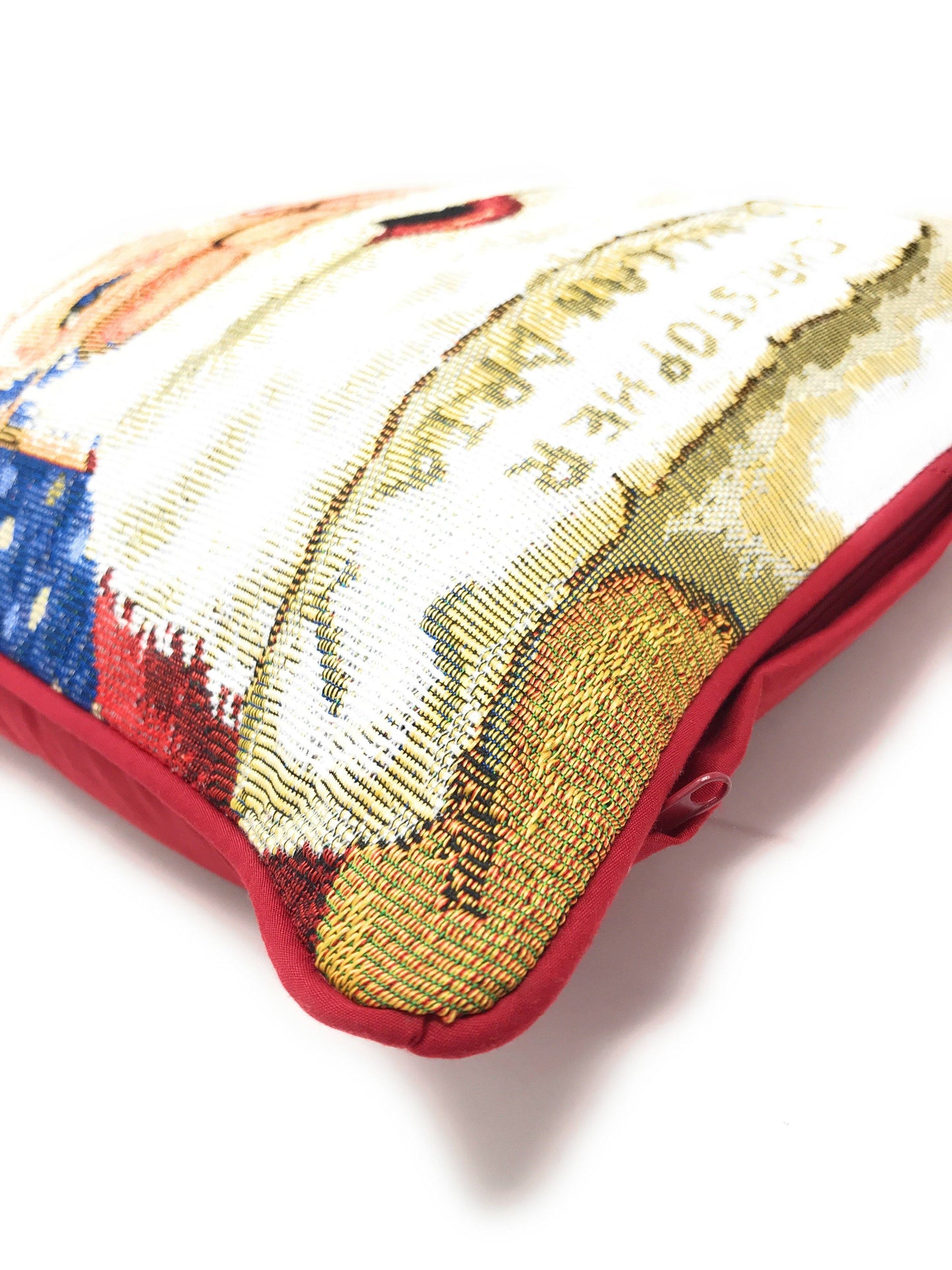 Santa Claus Christmas Throw Pillow Cover - 16" x 16"