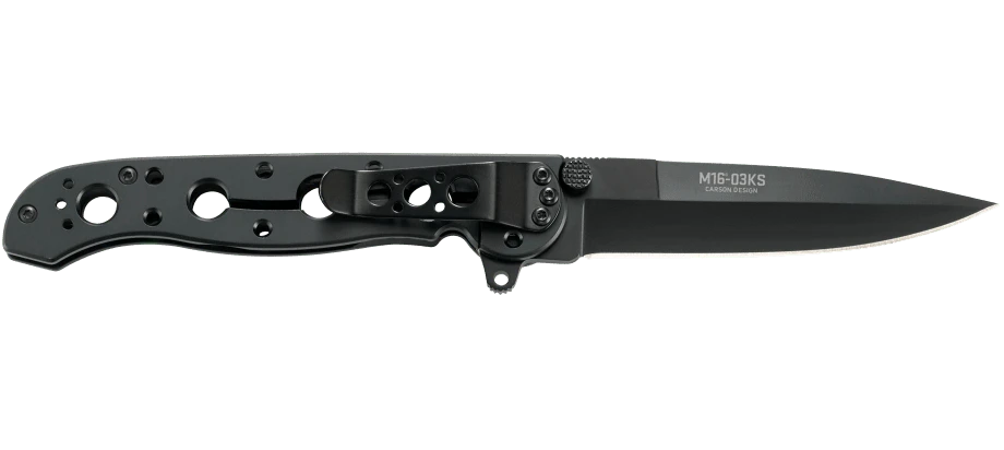 CRKT M16-03KS black framelock folding knife with spear point blade – photo 3 of 8