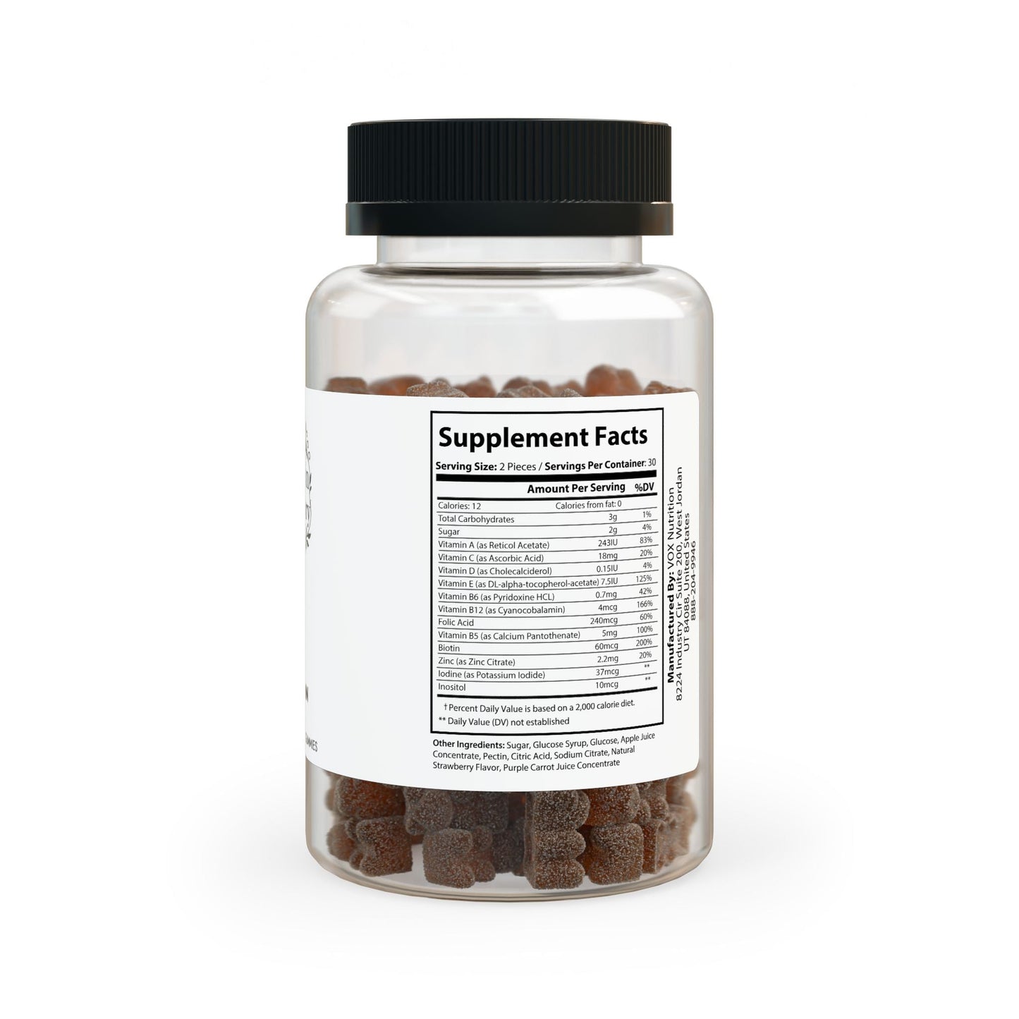 Daily Recharge Multivitamin Gummies for Adults (60 Gummies) - Bumpkin Ranchwear