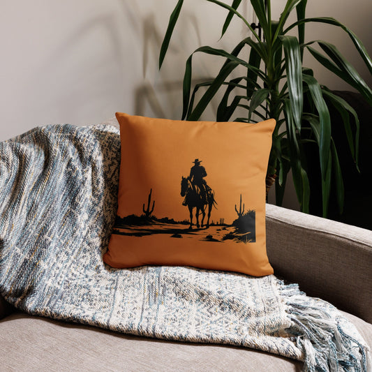 Desert Cowboy Basic Pillow - Bumpkin Ranchwear