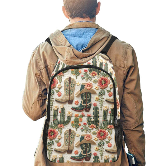 Desert Floral and Boots Backpack - Bumpkin Ranchwear