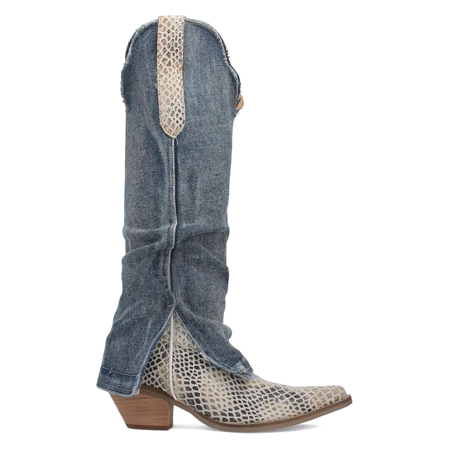 Dingo Shabby - Women's Denim Cowgirl Boots - 2 Color Options