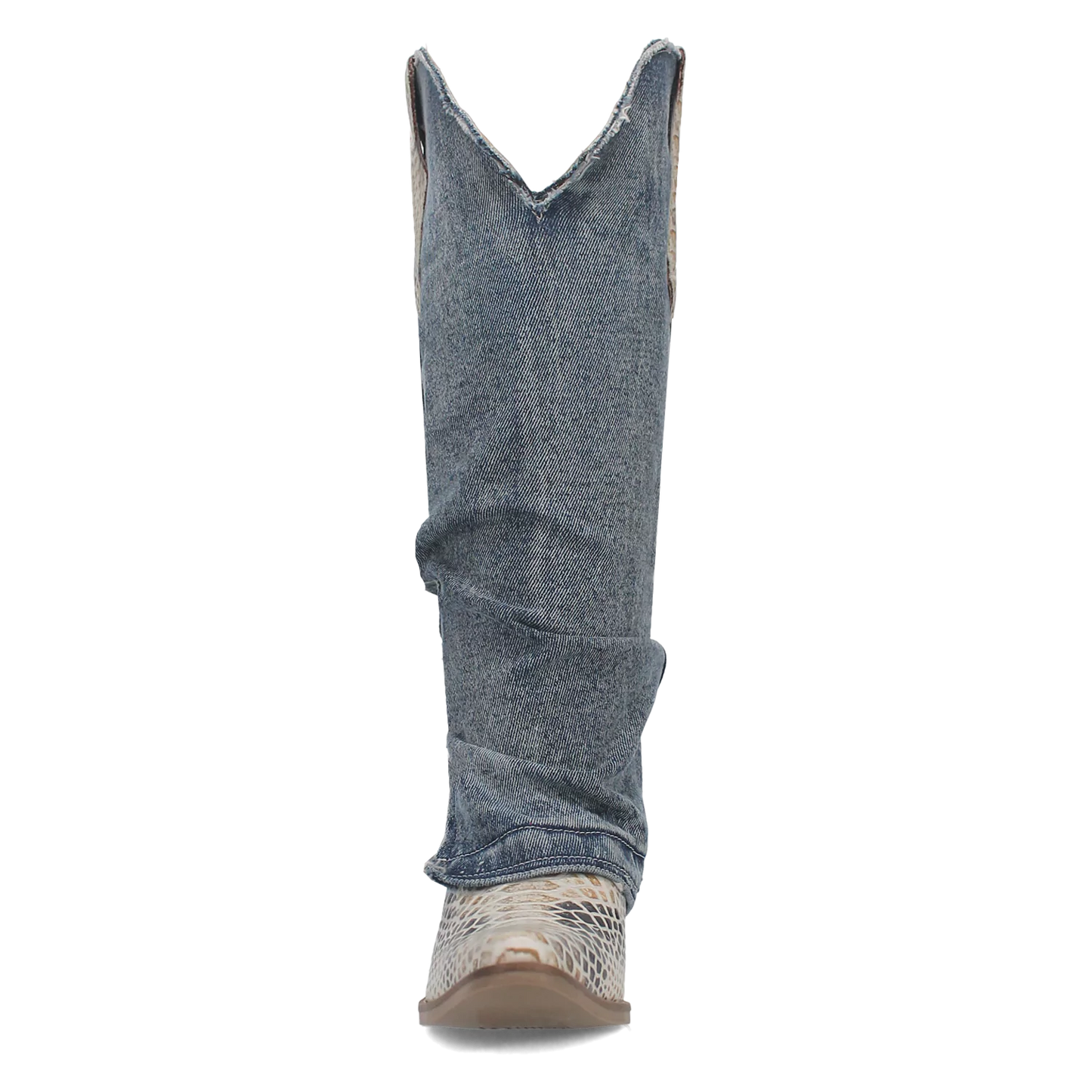 Dingo Shabby - Women's Denim Cowgirl Boots - 2 Color Options