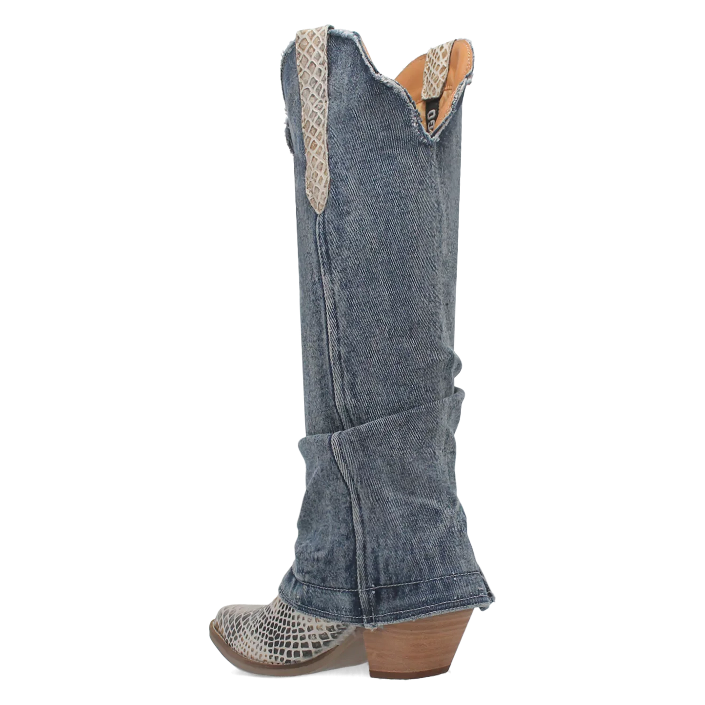 Dingo Shabby - Women's Denim Cowgirl Boots - 2 Color Options