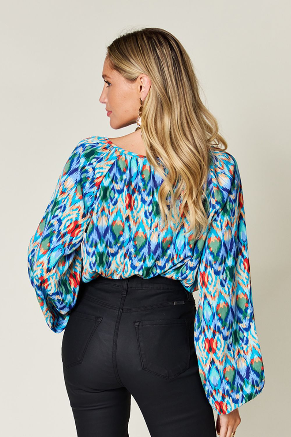 Western Loose Silhouette Blouse