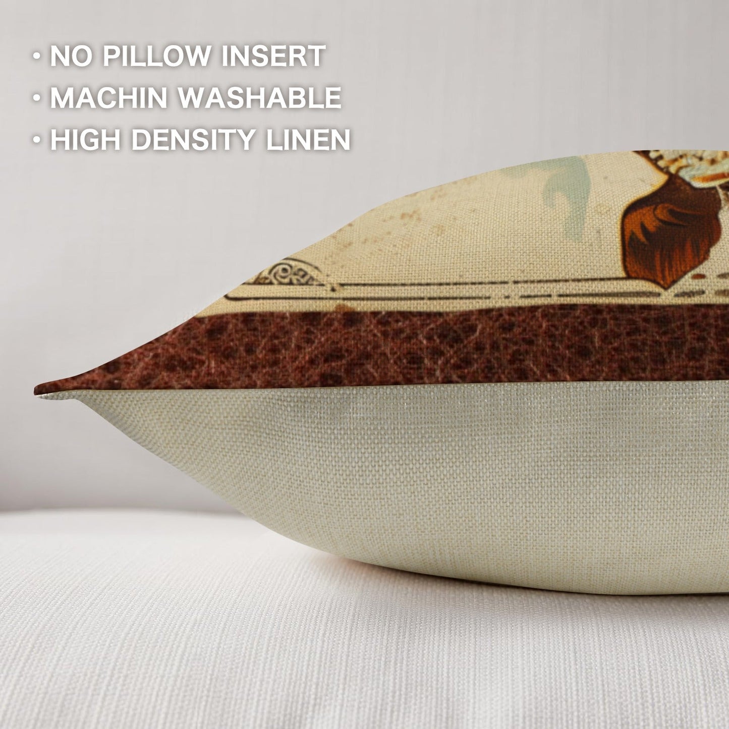 Vintage Cowboy Pillow Case