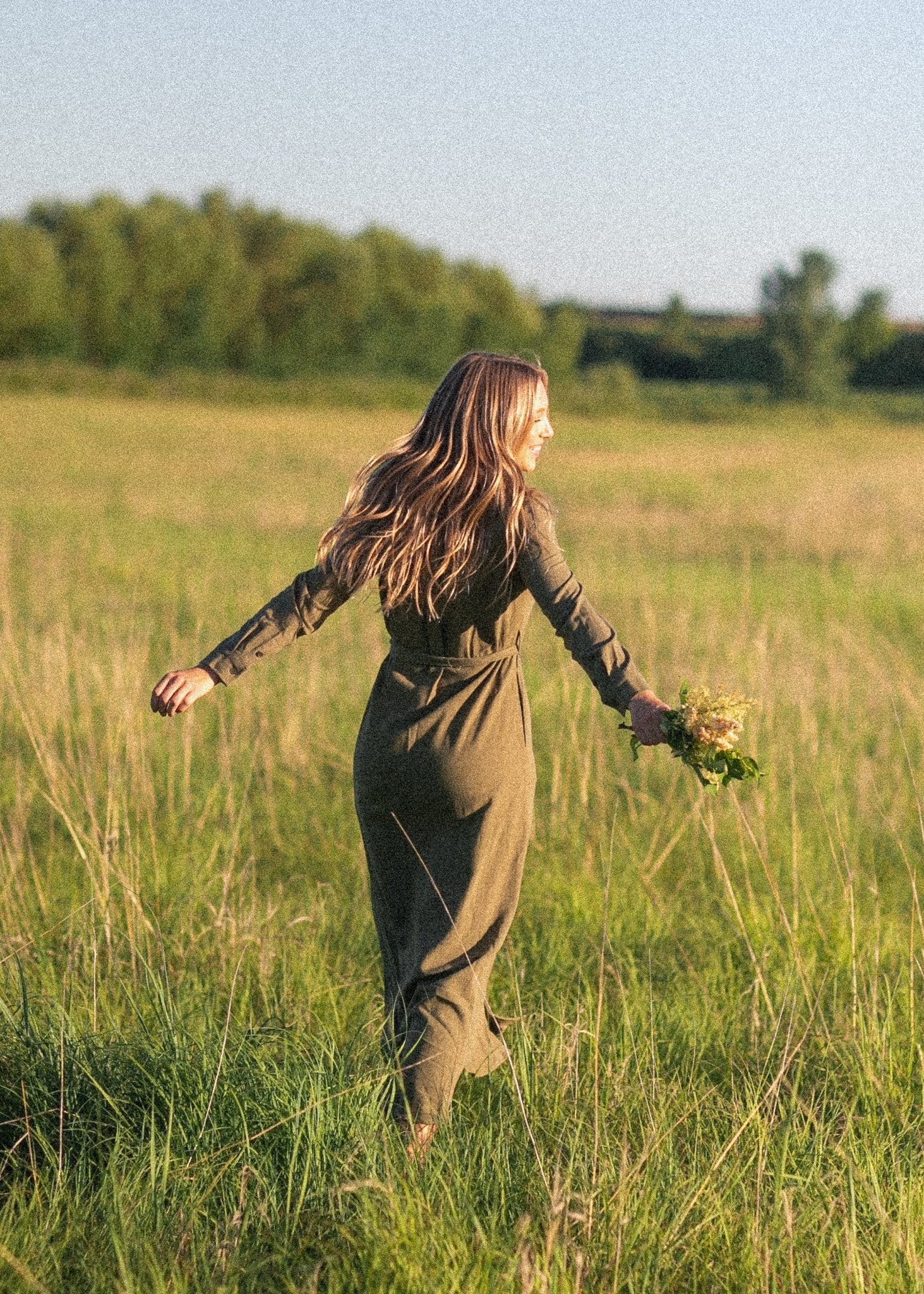 Essential Linen Shirt Dress - Bumpkin Ranchwear