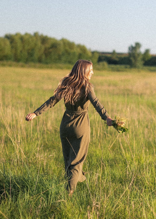Essential Linen Shirt Dress - Bumpkin Ranchwear