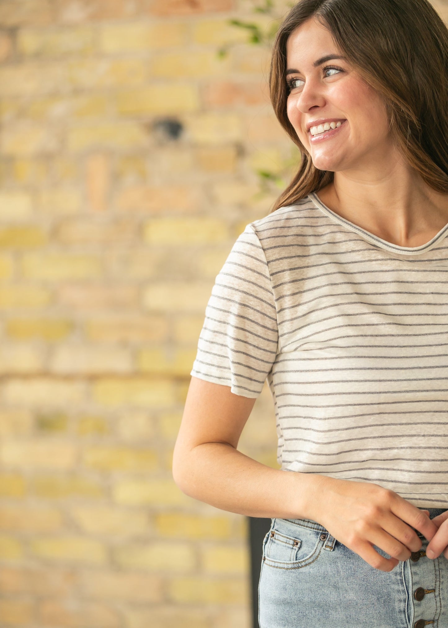 Essential Linen Short Sleeve T-shirt