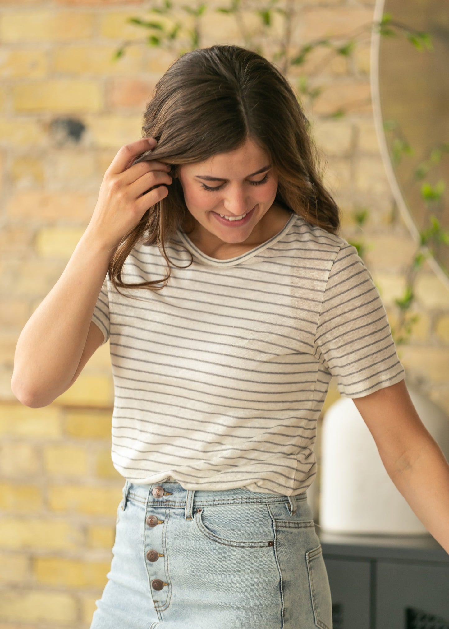 Essential Linen Short Sleeve T-shirt