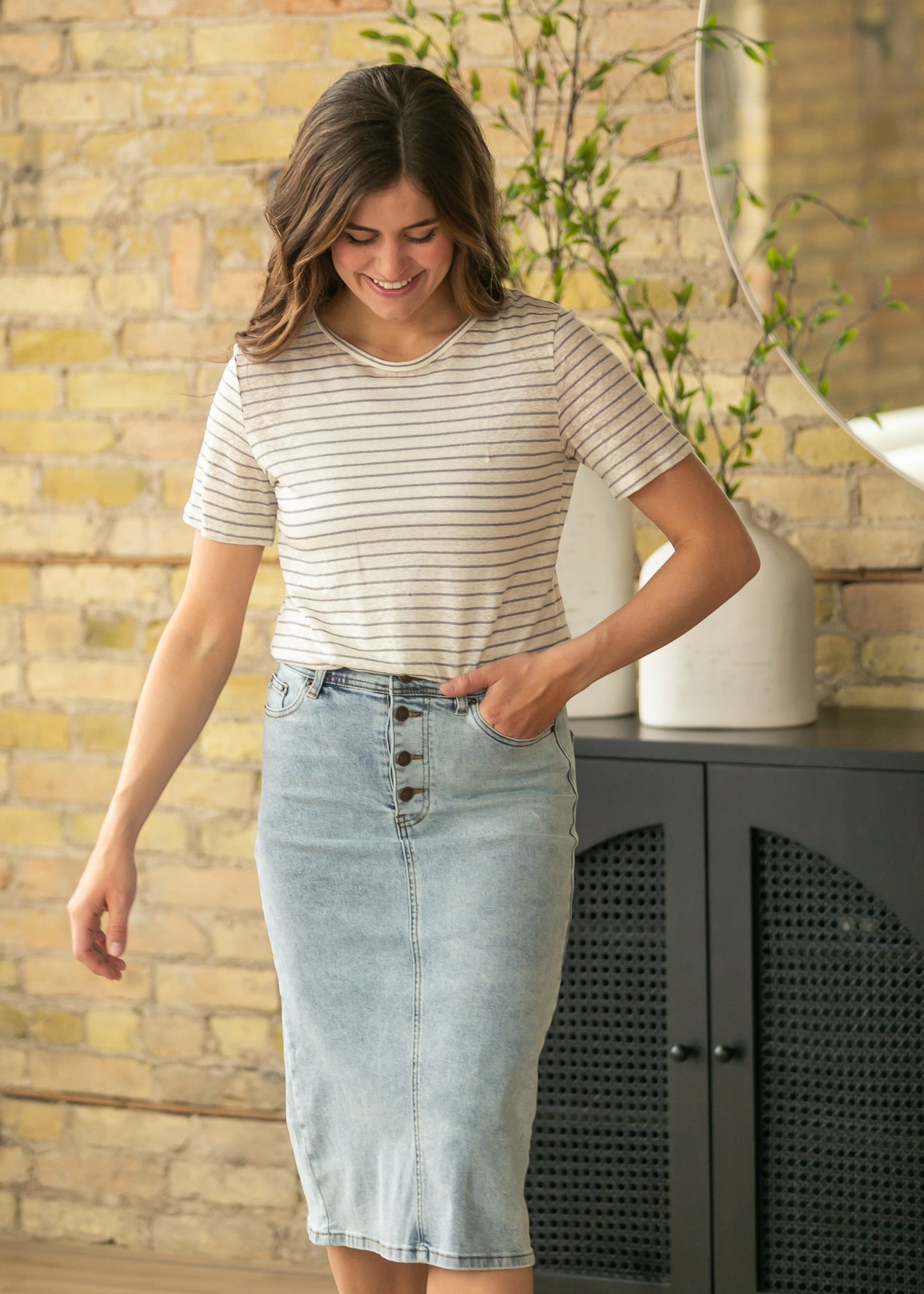 Essential Linen Short Sleeve T-shirt
