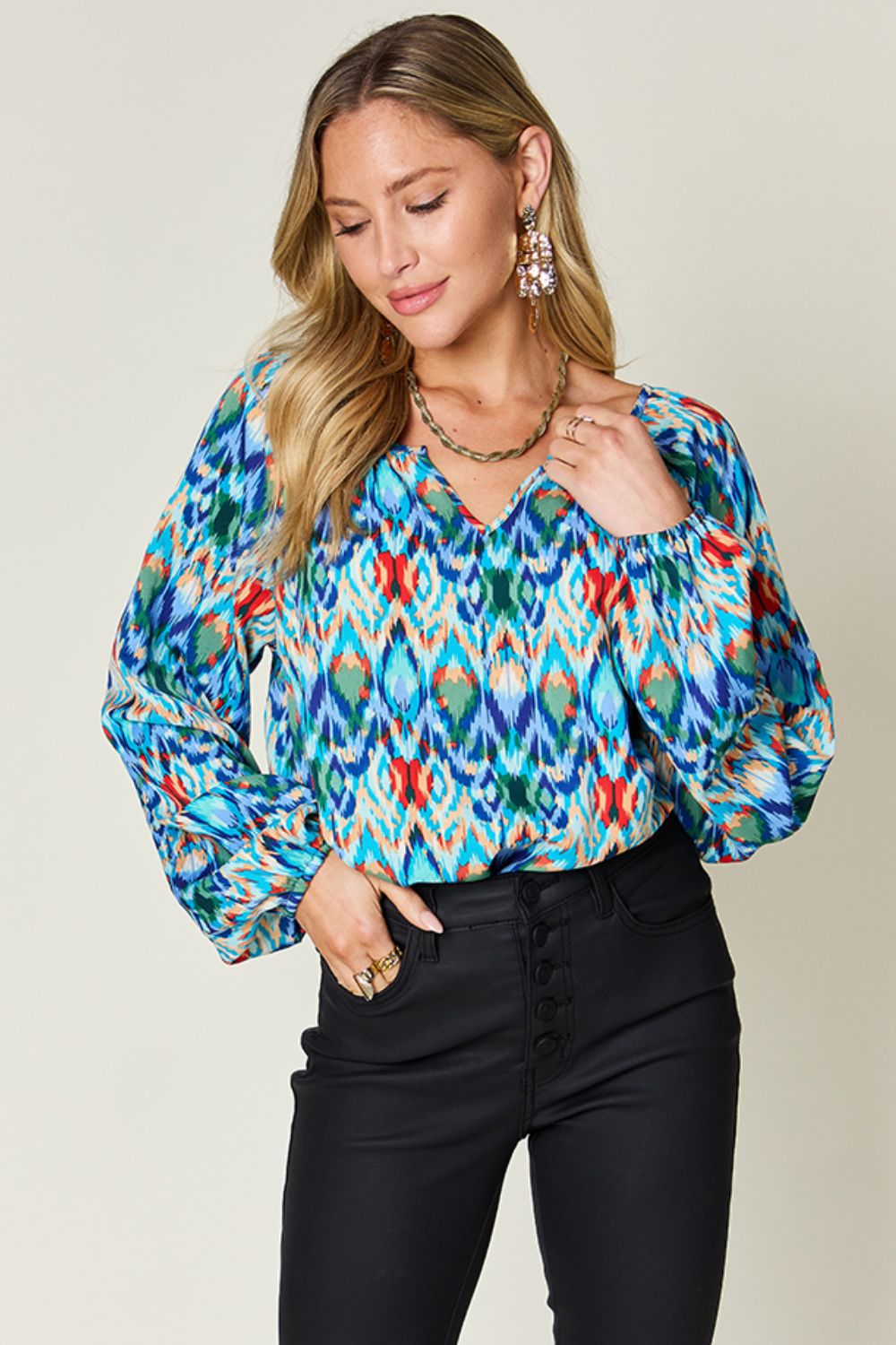 Western Loose Silhouette Blouse