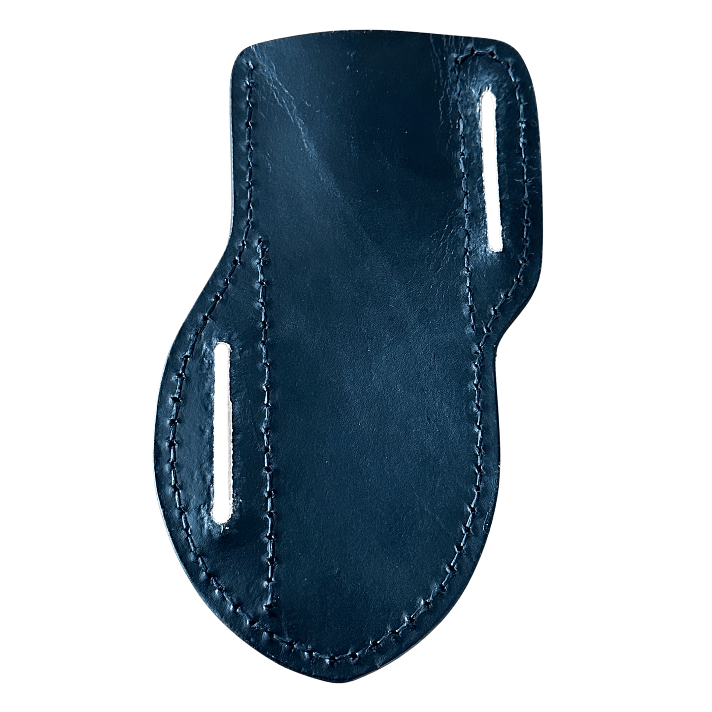back side of the floral angled pancake sheath. Replacement sheath for the Blue Bonnet Cowboy Knife