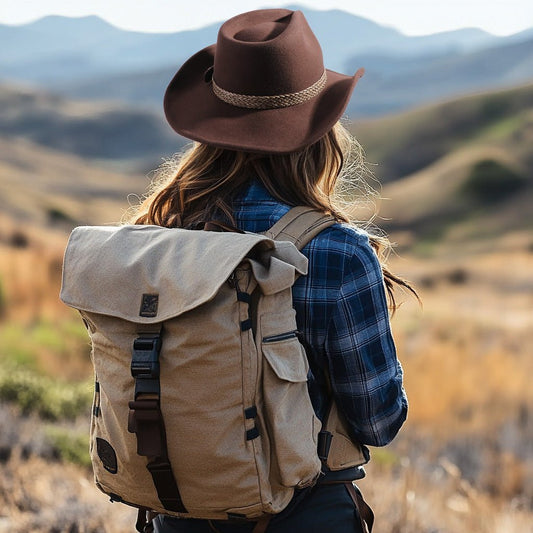Frontier Trail Brown Felt Cowboy Hat - Bumpkin Ranchwear