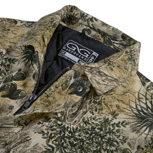GameGuard Barn Jacket Camo Insulated Snap Close Pockets Windproof