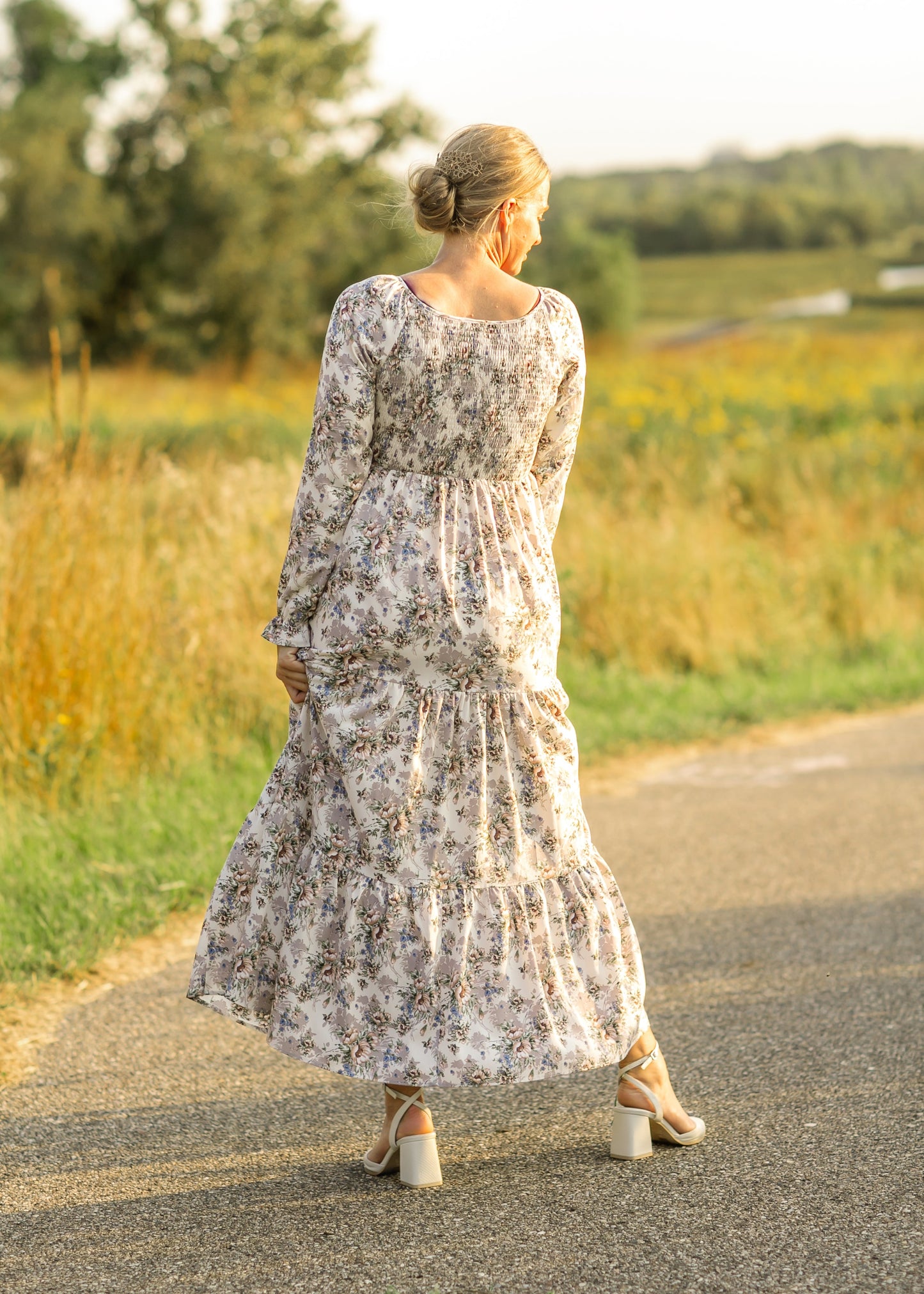 Gia Long Sleeve Maxi Dress