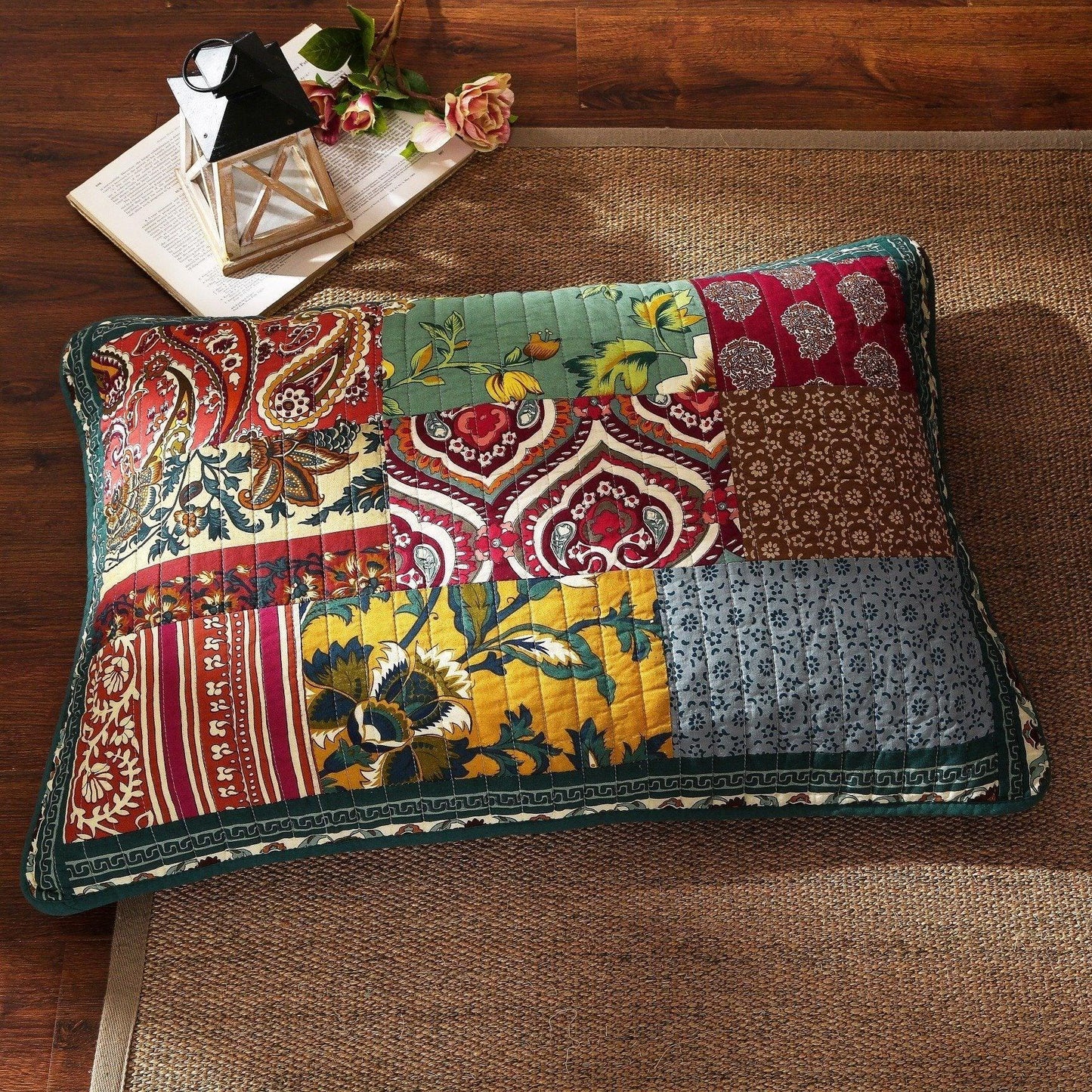 Grandma's Patchwork Cotton Bedspread Set - Bumpkin Ranchwear