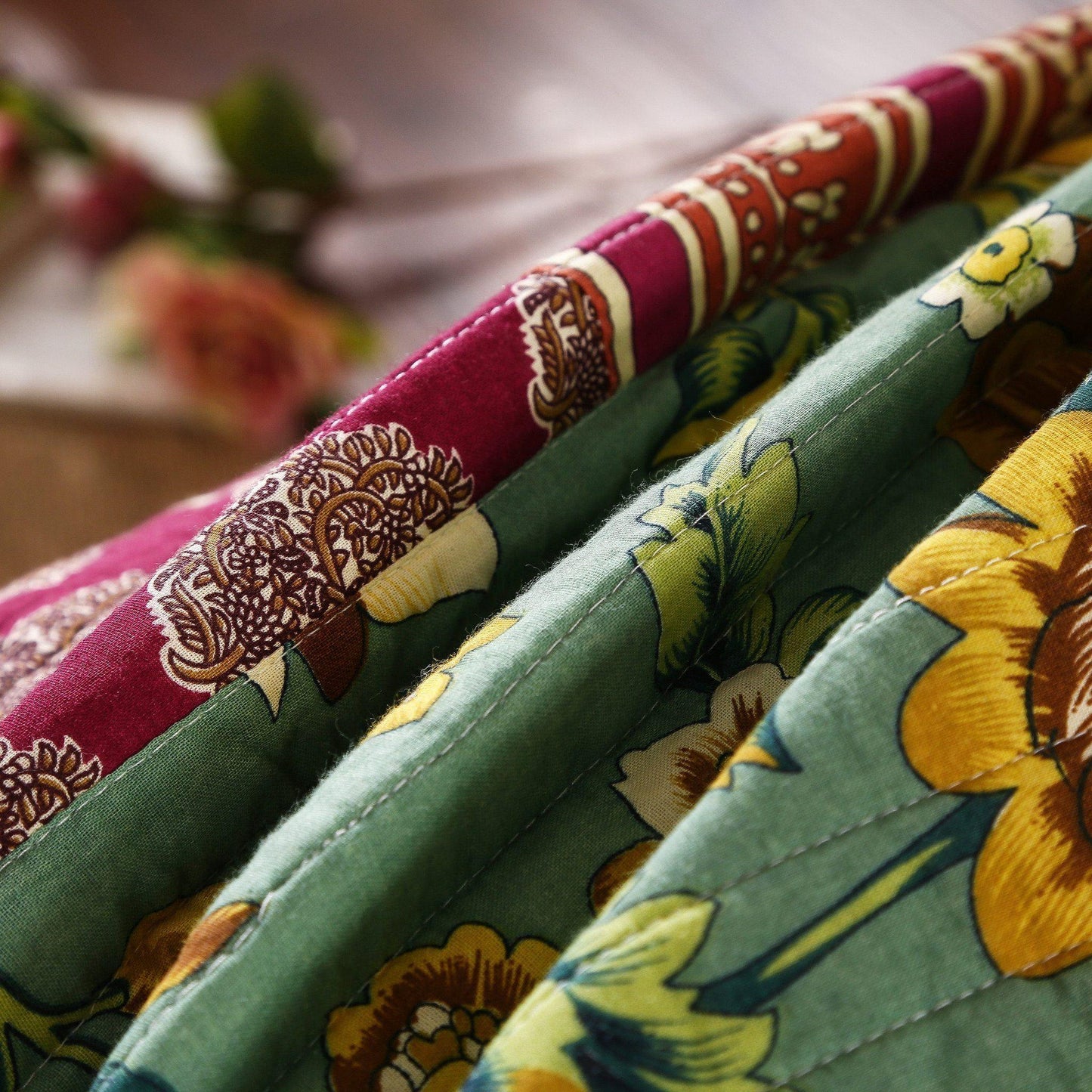 Grandma's Patchwork Cotton Bedspread Set - Bumpkin Ranchwear