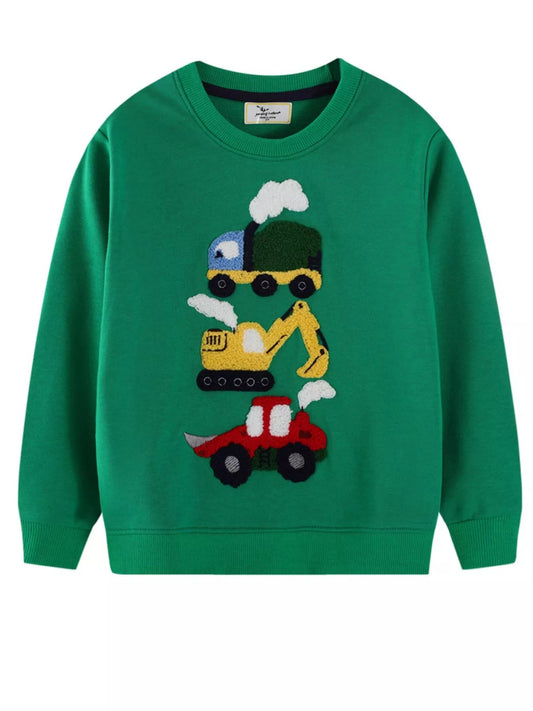 Heavy Loader Vehicles Sweatshirt - Bumpkin Ranchwear