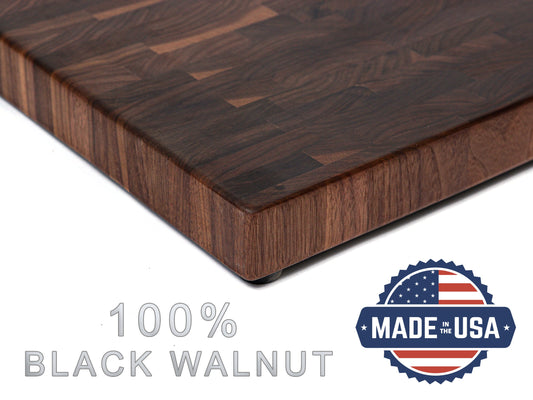 Extra Large End Grain Walnut Cutting Board