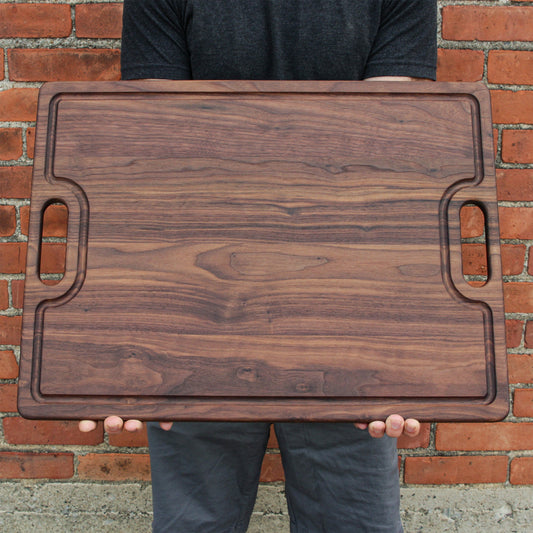 XL Personalized Walnut Serving Tray