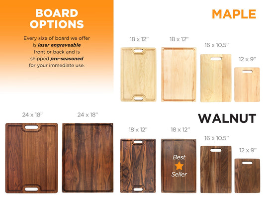 Personalized Handmade Wooden Cutting Board