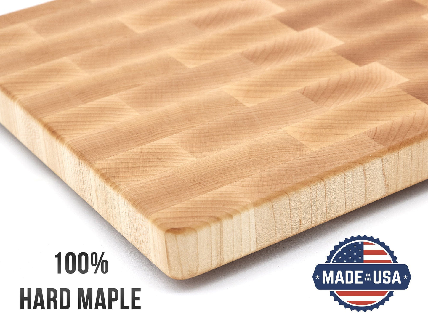 Maple Large End Grain Butcher Block Style Cutting Board
