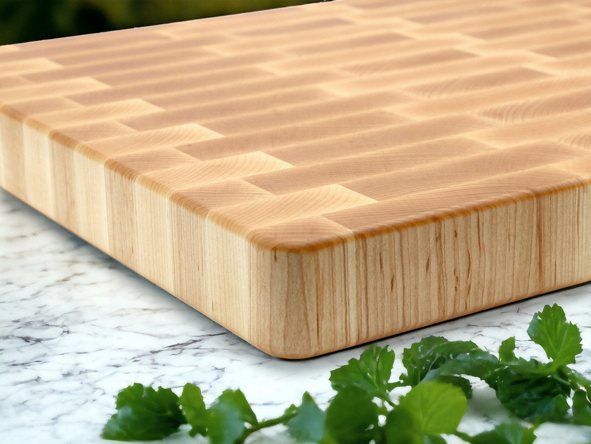 Maple Large End Grain Butcher Block Style Cutting Board - Bumpkin Ranchwear