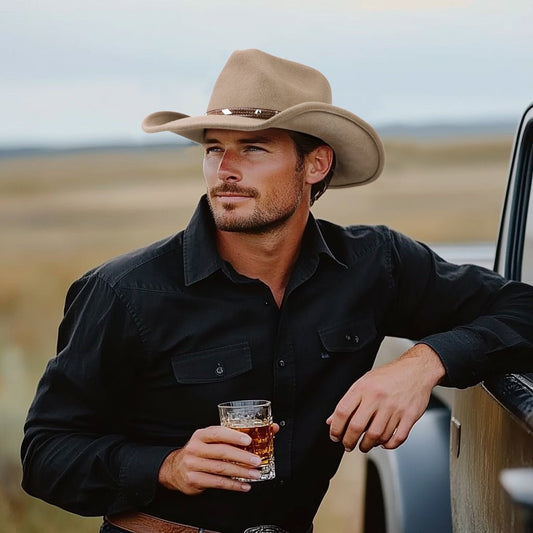 Nomad Bronze Felt Cowboy Hat - Bumpkin Ranchwear