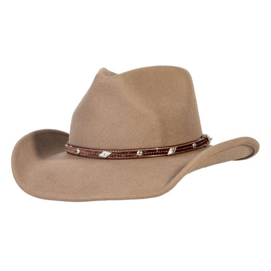 Nomad Bronze Felt Cowboy Hat - Bumpkin Ranchwear