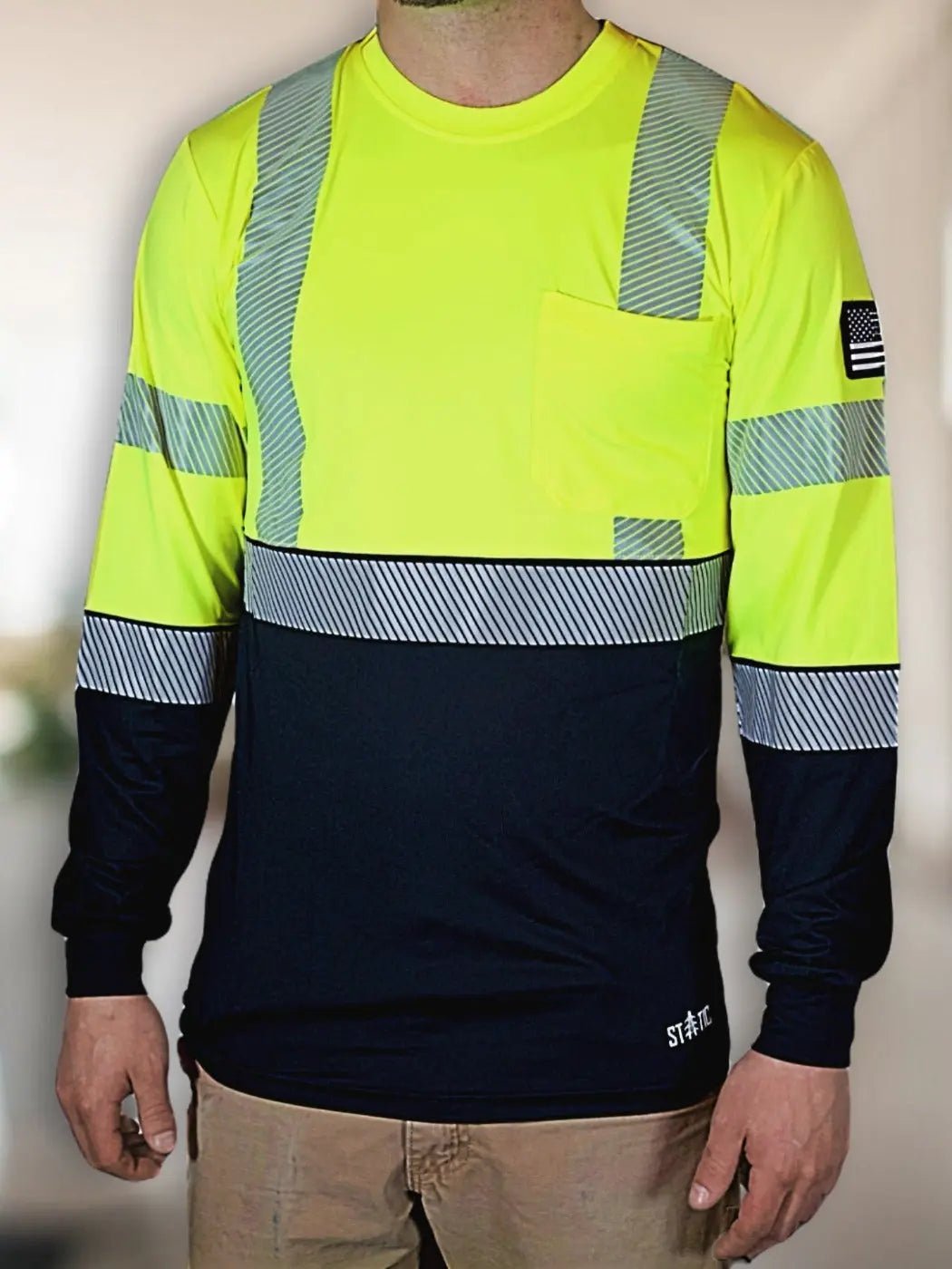 Non FR Hi - Vis Long Sleeve Shirt - Neon - Bumpkin Ranchwear