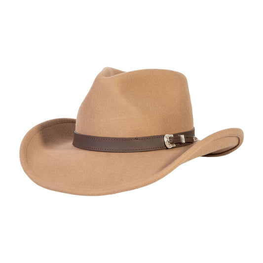 Prairie Tan Felt Cowboy Hat - Bumpkin Ranchwear