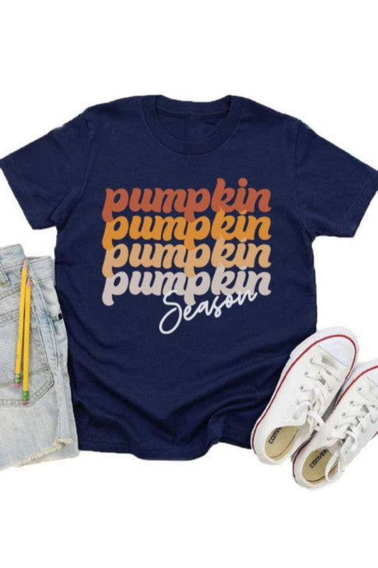 Pumpkin Season Kids Graphic Tee