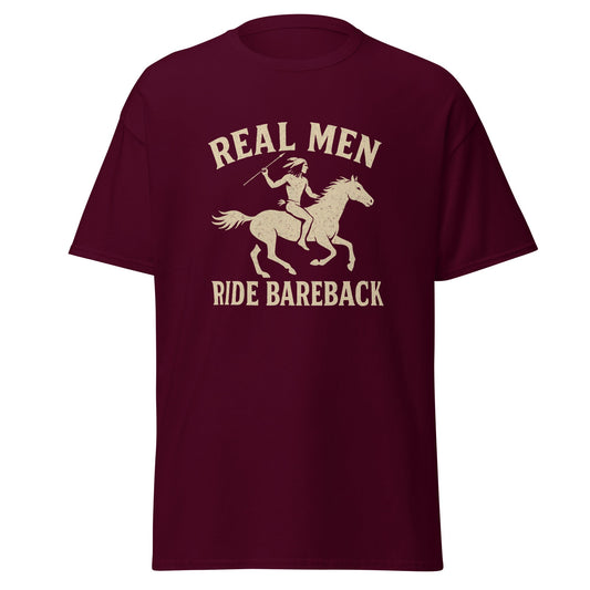 Real Men Ride Bareback T-Shirt
