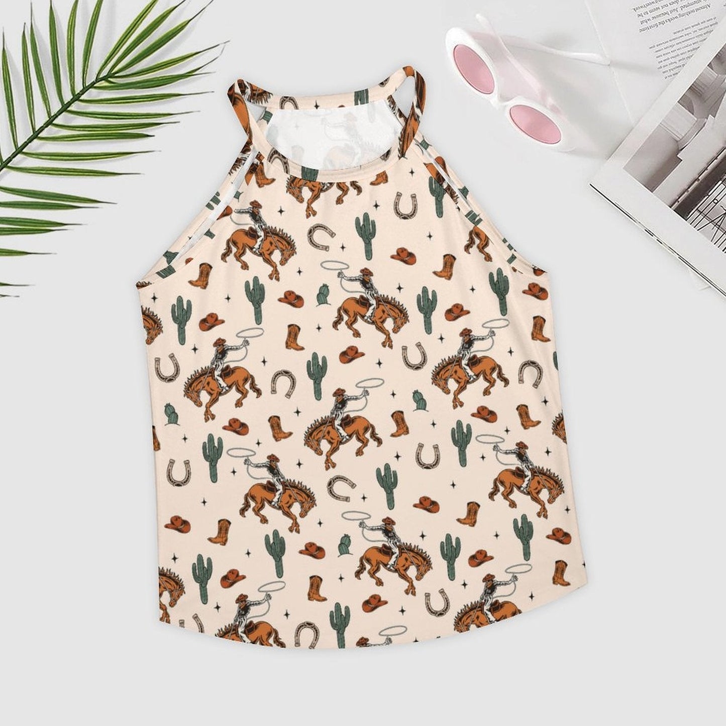 Rodeo Cowboy Western Tank Top - Bumpkin Ranchwear