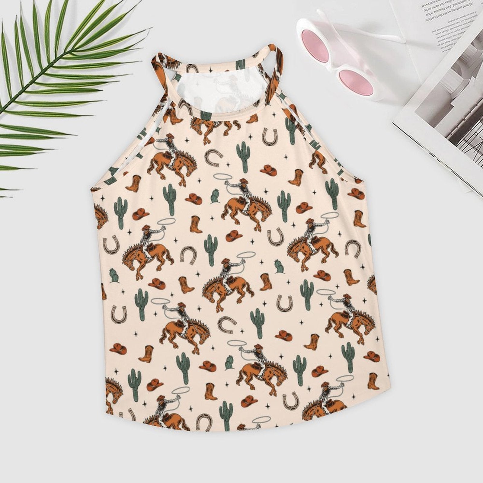 Rodeo Cowboy Western Tank Top - Bumpkin Ranchwear
