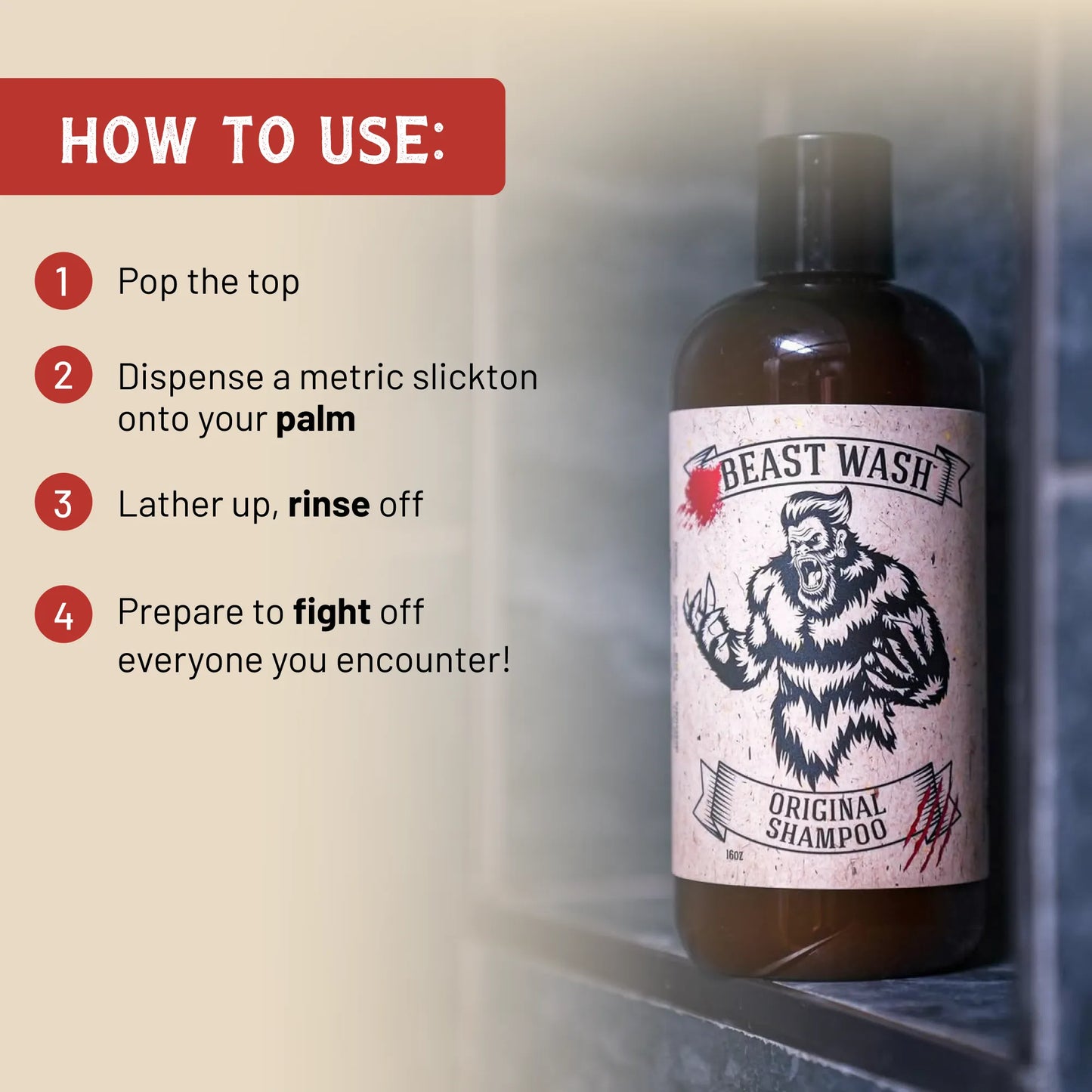Johnny Slicks Beast Wash Original Shampoo