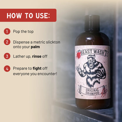 Johnny Slicks Beast Wash Original Shampoo