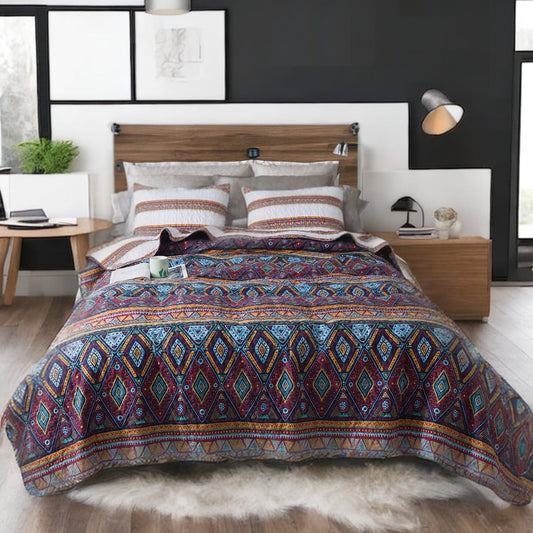 Southwestern Quilted Bedspread Set - Bumpkin Ranchwear