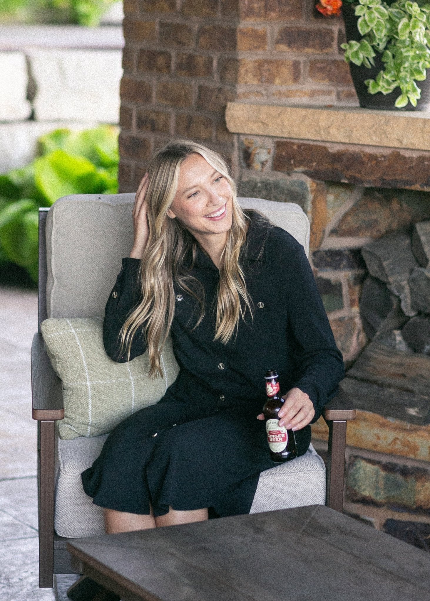 Teagan Black Ultra Soft Shirt Dress - Bumpkin Ranchwear