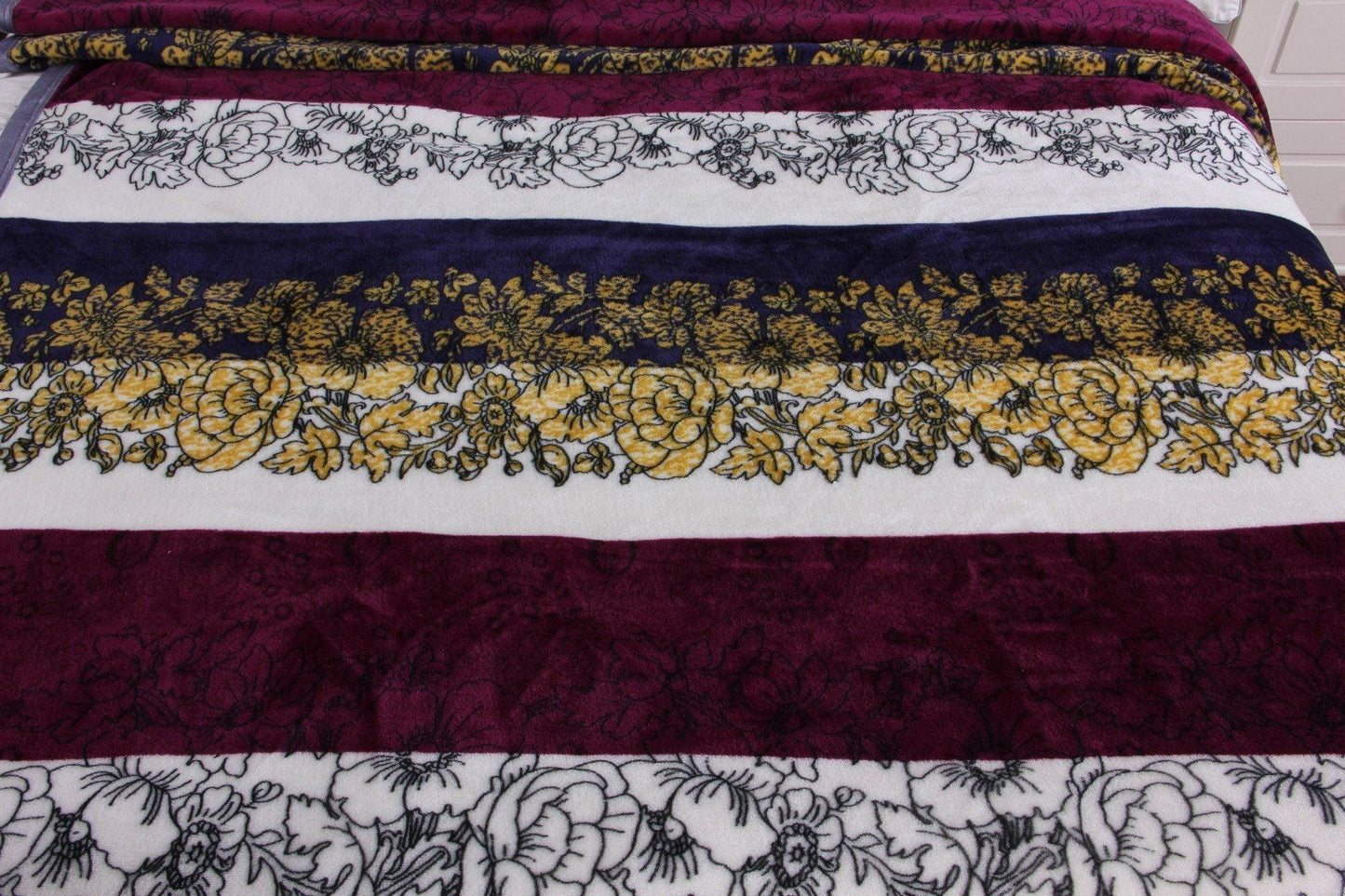 Roadside Carnations Mink Flannel Fleece Throw Blanket