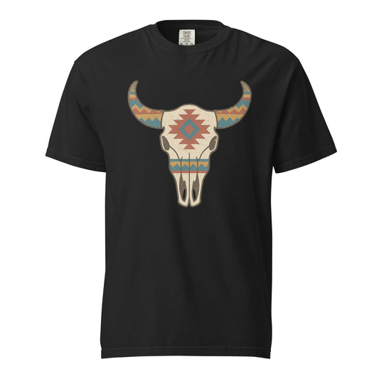 Tribal Cow Skull Tee