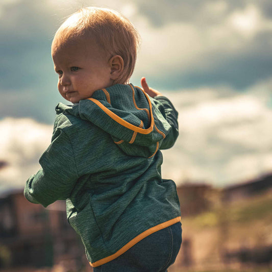 Baby Grid Fleece Hoodie