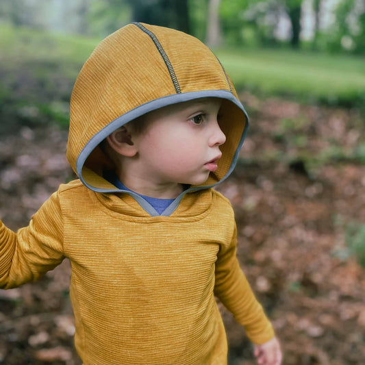 Toddler Grid Fleece Hoodie