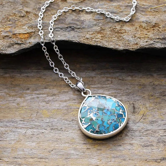 Turquoise Pendant Necklace - Bumpkin Ranchwear