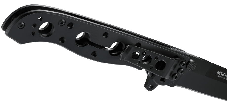 CRKT M16-03KS black framelock folding knife with spear point blade – photo 7 of 8